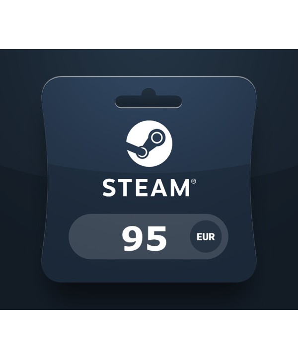 Steam Wallet Card €95 Activation Code Steam Key EUROPE